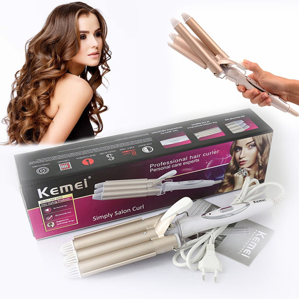 Modelador de Cabelo Profissional - Kemei Bella